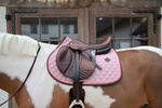 Czaprak wszechstronny Kentucky Horsewear Onion Quilt Neon Leather