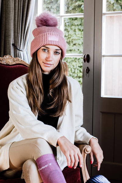 Czapka zimowa z pomponem Kentucky Horsewear Pompom