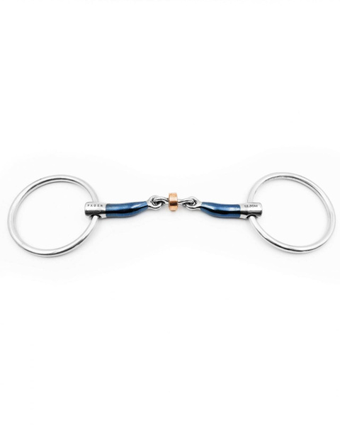 Wędzidło zwykłe FAGER Julia Sweet Iron - podwójnie łamane