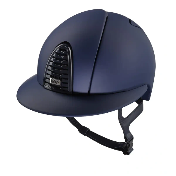 Kask jeździecki z szerokim daszkiem KEP Italia Cromo 2.0 Blue Matt