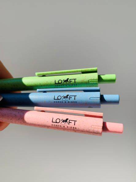 Długopis ze słomy pszennej