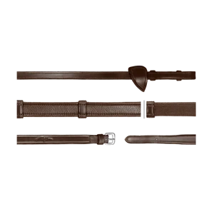 Wodze skórzano-gumowe ze stoperami Dy'on New English Collection NE05G