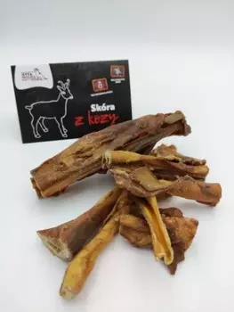 Suszona skóra z kozy dla psa Syta Micha