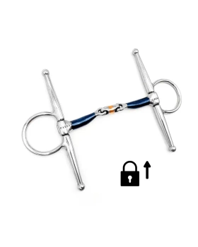 Wędzidło z wąsami FAGER Mattias Sweet Iron - podwójnie łamane