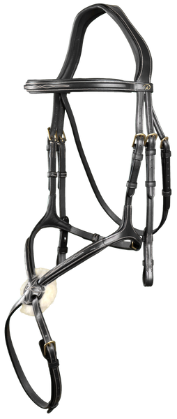 Ogłowie z nachrapnikiem meksykańskim Dy'on D Collection DYAAAC