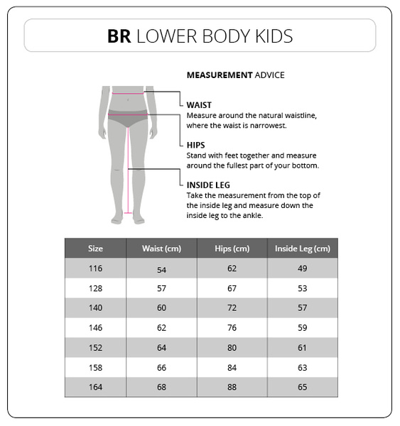 Legginsy młodzieżowe z pełnym lejem silikonowym BR Irma