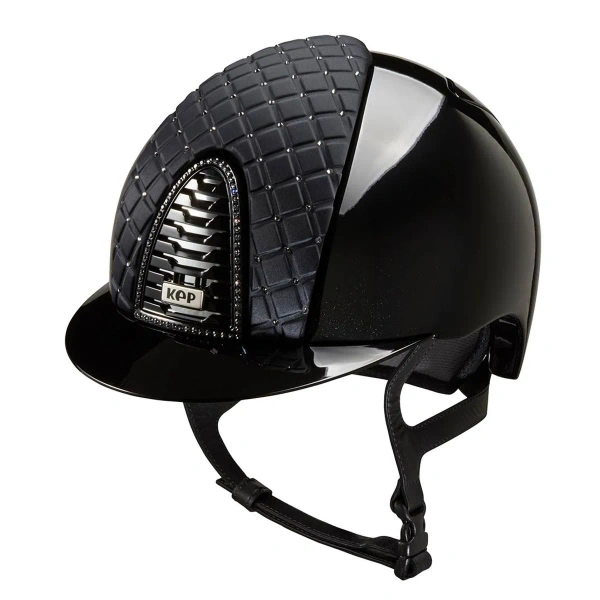 Kask jeździecki KEP Italia Cromo 2.0 Milano Cross Collection Silver Night