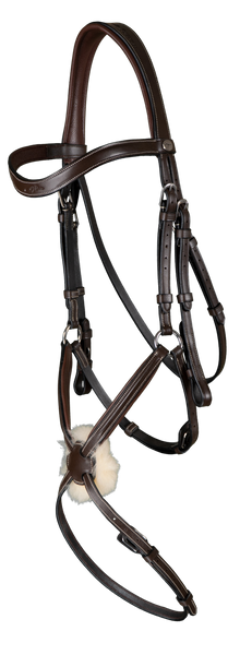 Ogłowie z nachrapnikiem meksykańskim Dy'on Working Collection WOAQHC