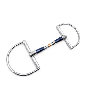 Wędzidło D-ring FAGER John Sweet Iron - podwójnie łamane