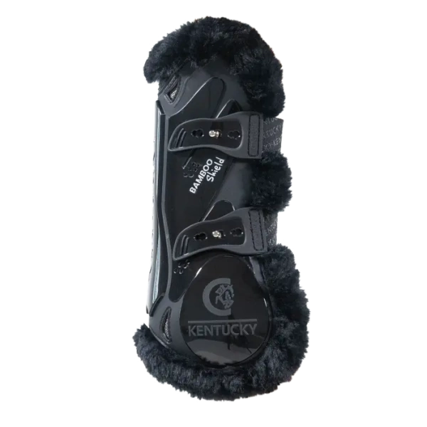 Ochraniacze przednie z futrem Kentucky Horsewear Bamboo Elastic
