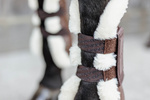 Ochraniacze przednie z futrem Kentucky Horsewear Bamboo Velcro