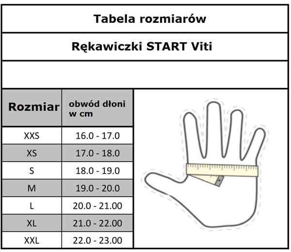 Rękawiczki START Viti