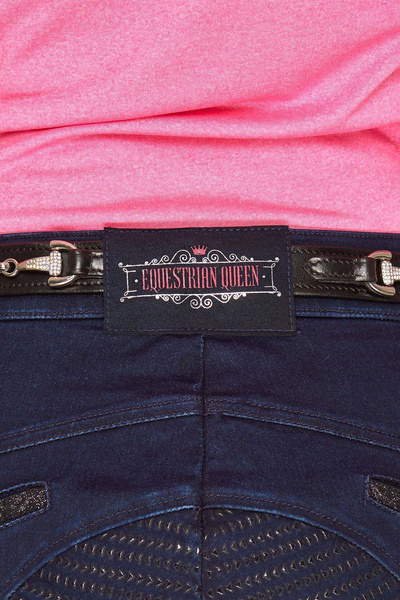 Bryczesy z pełnym lejem silikonowym EQ.QUEEN Blackpool