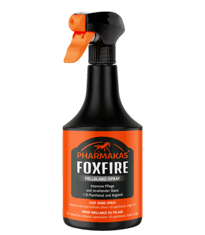 Spray nabłyszczający do grzywy, ogona i sierści Pharmakas Foxfire Coat Shine Spray