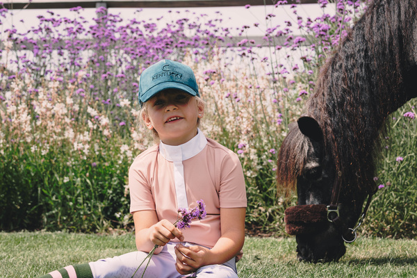 Czapka z daszkiem Kentucky Horsewear Velvet - dziecięca