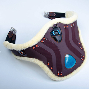 Popręg z fartuchem i futrem eQuick eDiamond Fluffy