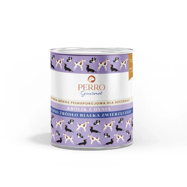 Karma mokra Perro Gourmet - Królik z dynią