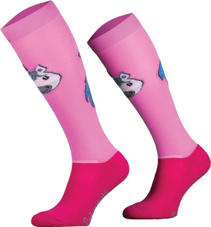 Podkolanówki jeździeckie Comodo Funny Design - Jednorożec