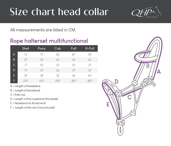 Kantar sznurkowy z wodzami QHP Multifunctional