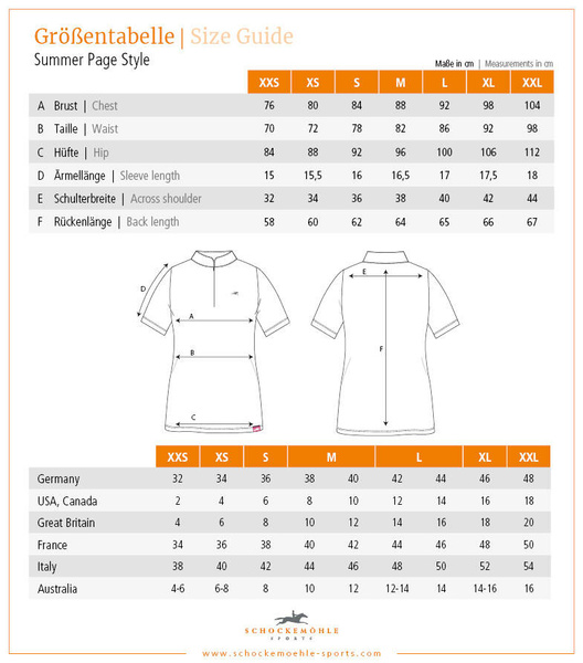 Koszulka techniczna z krótkim rękawem Schockemöhle Sports Summer Page Style 24
