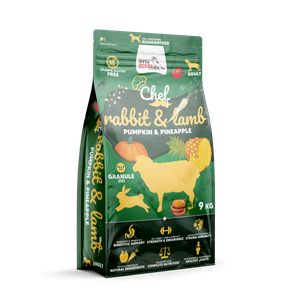Sucha karma dla psa Syta Micha - Królik i jagnięcina, dynia i ananas 9kg