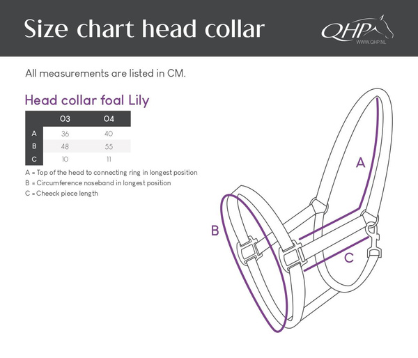 Kantar źrebięcy QHP Lily