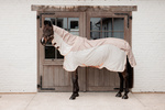 Derka siatkowa przeciw owadom z wodoodpornym grzbietem Kentucky Horsewear Waterproof Combo Fly Rug Comfort