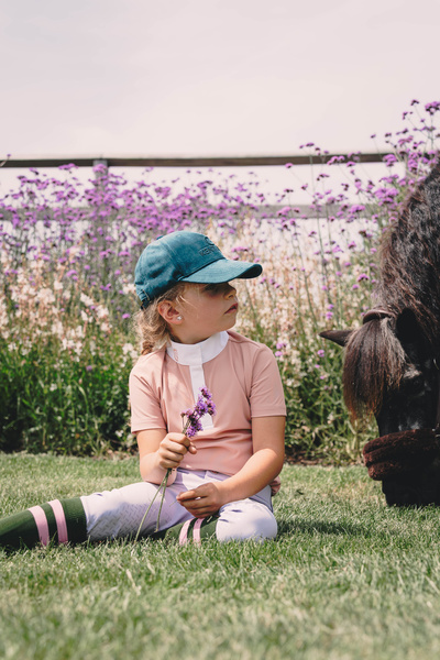 Czapka z daszkiem Kentucky Horsewear Velvet - dziecięca