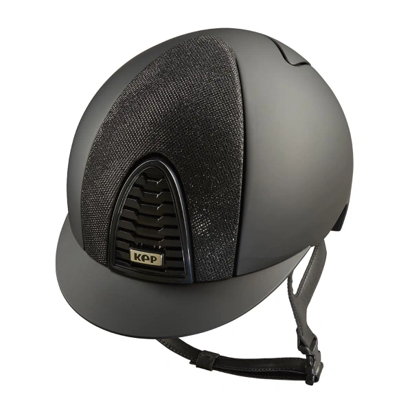 Kask jeździecki KEP Italia Cromo 2.0 Black Matt Luminor