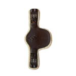 Popręg crossowy z fartuchem i futrem syntetycznym Kentucky Horsewear Sheepskin Short Stud Girth