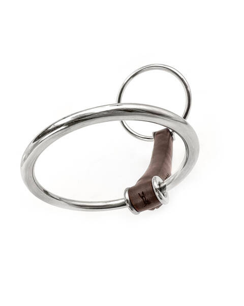 Wędzidło zwykłe FAGER Adam - skórzana sztanga