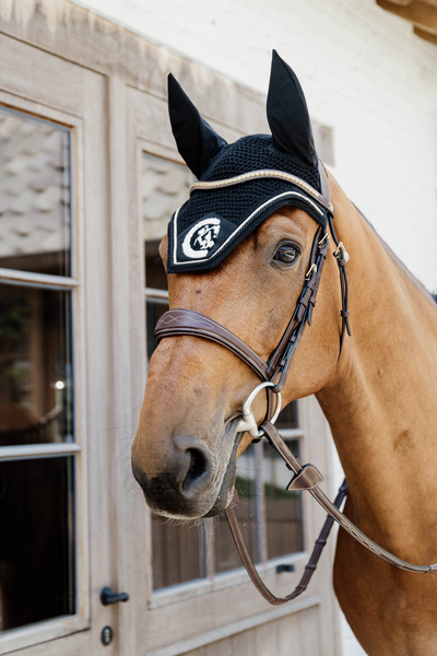 Nauszniki klasyczne Kentucky Horsewear 3D Logo Rope