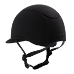 Kask jeździecki z szerokim daszkiem Equestro Embossed logo