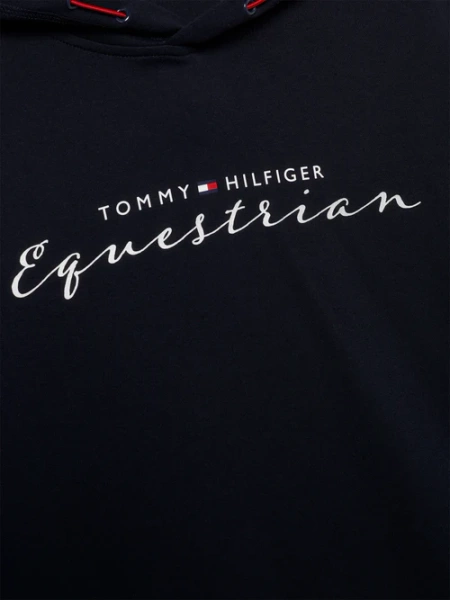 Bluza z kapturem TOMMY HILFIGER EQUESTRIAN Metallic Logo Graphic