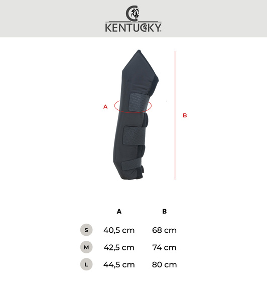 Ochraniacze stajenno-transportowe z osłoną stawu skokowego Kentucky Horsewear Stable Boots PROtect Long Hind with Hook Protection