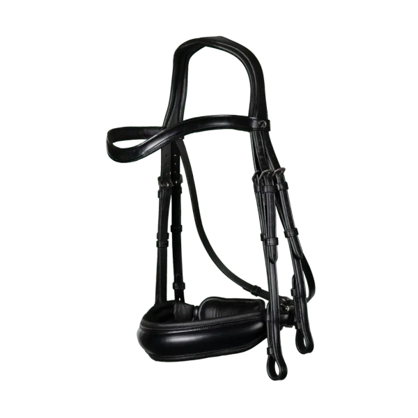 Ogłowie munsztukowe z nachrapnikiem szwedzkim Dy'on Dressage Collection NEECAR