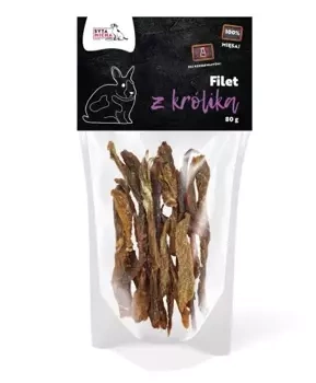 Suszone filety z królika dla psa Syta Micha