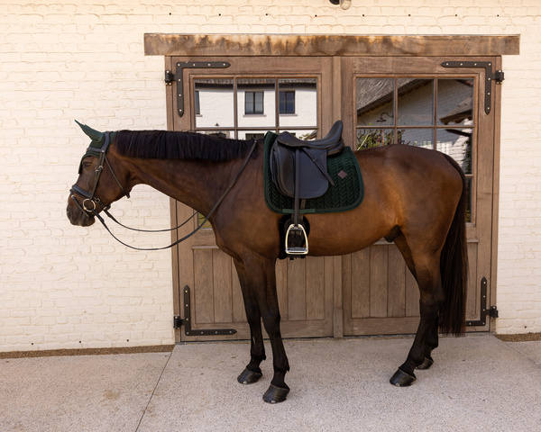 Nauszniki wyciszające Kentucky Horsewear Velvet Mini Pearls