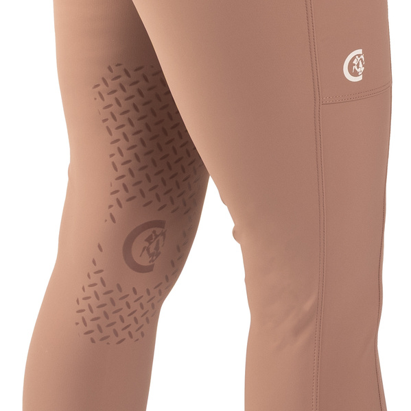Damskie legginsy jeździeckie z kolanowym lejem silikonowym Kentucky Ridingwear Riding Legging Classic