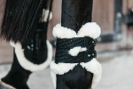 Ochraniacze tylne z futrem Kentucky Horsewear Vegan Sheepskin Elastic