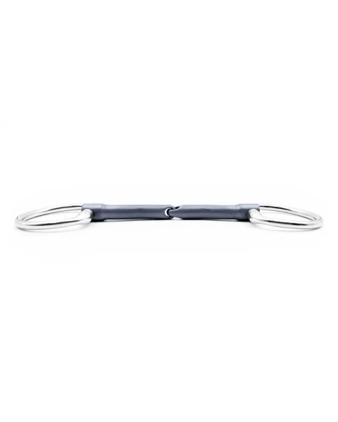 Wędzidło oliwkowe FAGER Jasmine Titanium Bradoon - pojedynczo łamane