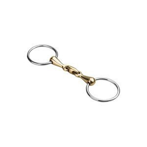 Wędzidło zwykłe START German Silver podwójnie łamane - pełne