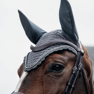 Nauszniki klasyczne Kentucky Horsewear Stone&Pearl Long