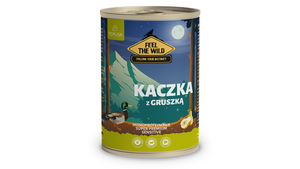 Karma mokra dla psów Pokusa Feel The Wild - Kaczka z gruszką