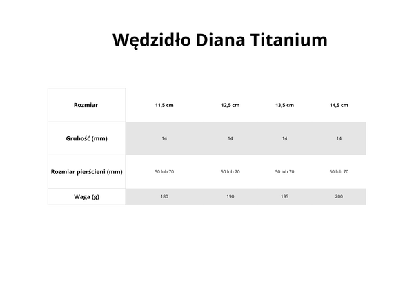 Munsztuk FAGER Diana Titanium - sztanga z portem językowym