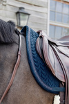 Czaprak wszechstronny Kentucky Horsewear Velvet Fishbone Plaited Glitter Rope