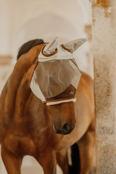 Maska przeciw owadom z futerkiem Kentucky Horsewear Skin Friendly