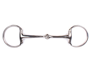 Wędzidło oliwkowe QHP - pojedynczo łamane