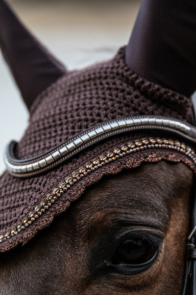 Nauszniki wyciszające Kentucky Horsewear Long Stone&Pearl
