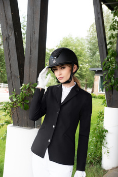 Kask jeździecki z szerokim daszkiem Fair Play EQUILEUS STELLIFY MATT